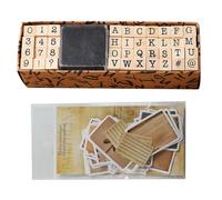 1 Jeu De 40 Timbres-Lettres, 1 Jeu D'Autocollants En Matière De Journal Intime, Alphabet De Timbres, Timbres De Lettres À Faire Soi-Même, Timbres De Journal Intime