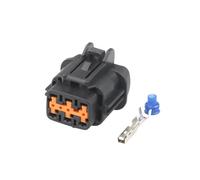 1 Jeu de 6 Broches de Prise d'assemblage de Phare Avant d'automobile, Prise de Faisceau de câblage de feu Stop de Voiture Compatible with The 6188-0559 6185-1173(10 Sets,Female)