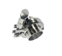 1 jeu de bride de tuyauterie sanitaire en acier inoxydable 304 avec raccord Tri-Clamp et joint - for machines et industrie agroalimentaire(102mm)