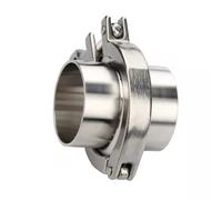 1 jeu de brides sanitaires de 1,5 à 6-1/4 pouces, virole à souder + triple collier de serrage + joint en silicone, acier inoxydable SUS SS304(219mm X OD 233mm)