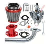 1 jeu de carburateur moto VM22 avec Kit filtre à Air 38mm adapté for BT200X CT200U CT200U-EX Baja MB200 Mini vélo KT196 Go Kart