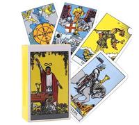1 jeu de cartes de tarot, cartes de tarot vintage, cartes de tarot colorées en boîte, cartes de tarot classiques, cartes de tarot portables pour débutants et joueurs professionnels