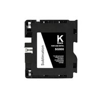 1 Jeu de Cartouches d'encre compatibles Compatible avec SG500 SG1000, avec Puce Mise à Jour et Encre de Sublimation, Facile à Utiliser(BK)