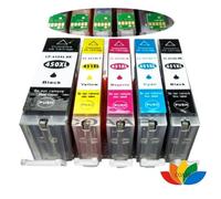 1 Jeu de Cartouches d'encre compatibles pour PGI 450 CLI 451, Compatible avec Canon MG6340 MG5420 MG5640 MG7140 IX6540 IX6840