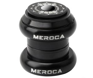 1 jeu de casque de vélo 34-34 mm sans filetage avec coussinets intégrés avec roulements scellés pour VTT vélo de route cyclisme en alliage d'aluminium noir (noir)