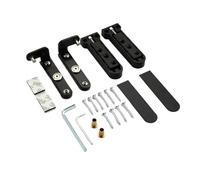 1 jeu de charnière pivotante intérieure invisible for porte en bois Pour Porte(Black)