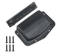 1 jeu de chevalet réglable Yootones avec housse de chevalet et vis de montage - Pièce de rechange fixe compatible avec les pièces de guitare électrique vintage Teisco (noir)