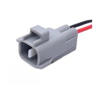 1 jeu de connecteurs de câble électrique étanches à 2 broches for feux antibrouillard et clignotants automobiles (femelle/mâle) for référence 90980-11019(2P Male,1 Pc)