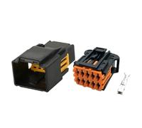 1 Jeu De Connecteurs De Fil Électrique Automatique en Plastique, Miroir Femelle À 10 Broches, Prise 98816-1011 98823-1011 Compatible with The 206(Male and Female)