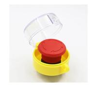 1 jeu de couvercles de protection for bouton d'arrêt d'urgence MASK 2_1NC, interrupteur empêchant toute mauvaise manipulation, jaune 22 mm