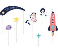 1 jeu de décors de gâteaux Espace | Espace