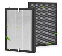 1 Jeu de Filtres de Remplacement FY2422/30, FY2420/30, Compatible avec Filtre Purificateur D'air Philips AC2882, AC3829 Série 2000 et 3000, 1 Filtre HEPA et 1 Filtrante à Charbon Actif