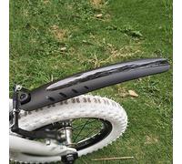 1 jeu de garde-boue pliable avant et arrière en plastique avec bouton amovible pour une utilisation sur les vélos pliants et petites roues (30,5 à 35,6 cm)