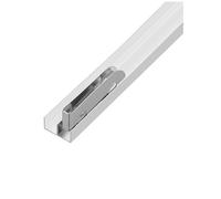 1 jeu de guides de poulie for porte coulissante à double rail for un fonctionnement fluide et silencieux - for salles de douche, armoires et balcons(90cm)