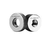 1 jeu de jauge d'anneau de filetage Standard et de jauge de bouchon de filetage-outil de mesure de précision for filetages de 1/4 à 1"(Ring Gauge 9/16-12)