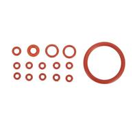 1 jeu de joints d'étanchéité en caoutchouc de silicone, joint torique de connecteur de buse, pièces de cafetière de cuisine