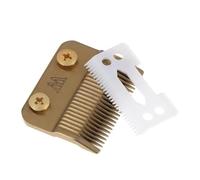 1 Jeu De Lames De Tondeuse À Cheveux Dorées En Céramique, Compatibles Avec WAHL, 5-STAR SENTOR, SUPER TAPER, SUPER TAPER II, PRO BASIC For Tondeuse Sans Fil