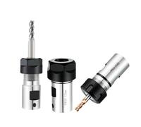 1 jeu de mandrins ER8 ER11 ER16 ER20 ER25, tige d'extension d'arbre de moteur de broche, mandrin de broche, ensemble d'outils de tour, tige de broche 4 mm 5 mm 6 mm 8 mm(C25-ER20A-10mm)