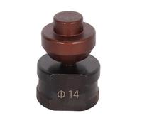 1 jeu de matrices de poinçonnage manuelles, matrice de poinçonnage CH-60, outil de perforation de trous ronds for le travail de la tôle, 6,5-20,5 mm(14mm)