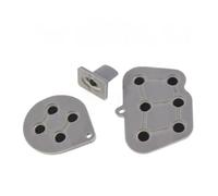 1 jeu de pièces de réparation for manette Sega Saturn SS, coussinets en caoutchouc conducteur en silicone, boutons, touches