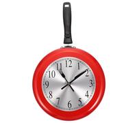 1 Jeu de poêle Horloge Murale spatule Horloge Murale Horloge pour Horloge de Cuisine poêle à Frire numérique reloj de pared à Suspendre à