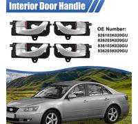 1 Jeu de Poignées de Porte Intérieure Avant Arrière Gauche Droite Poignée de Traction pour Hyundai Sonata 2005-2008 n° 826103K020GU