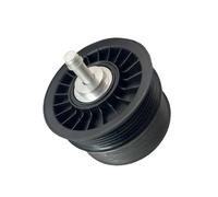 1 jeu de poulies de renvoi de courroie d'entraînement à double poulie de compresseur noir, compatible avec les modèles M113k CLS55 SL55 S55 G55 AMG 1132020419