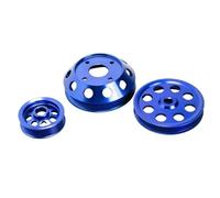 1 jeu de poulies de vilebrequin légères en aluminium, Compatible Pour Primera Almera S13 S14 180SX 200SX SR20 2.0L, accessoires de remplacement pour voiture