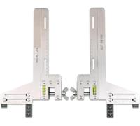 1 Jeu De Règle De Guide D’écartement De Rail D’Ascenseur, Règle De Guide D’Ascenseur Règle De Positionnement De La Voie De Guidage Règle De Guide De Conseil D’école, Stainless Steel