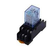 1 jeu de relais de puissance LED à bobine électromagnétique MY3NJ 11 broches HH53P DC12V DC24V DC220V relais miniature(DC 24V)