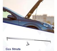 1 jeu de ressorts à gaz 24 pouces 22 lbs/100N argentés avec support de montage à pivot sphérique, universellement utilisables pour les camping-cars, les voitures, les camions et les bateaux