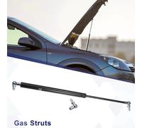 1 jeu de ressorts à gaz noirs de 18 pouces 67 lbs/300N avec support de montage pour pivot à bille, universellement utilisables pour les camping-cars, les voitures, les camions et les bateaux