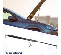 1 jeu de ressorts à gaz noirs de 22 pouces 67 lbs/300N avec support de montage pour pivot à bille, universellement utilisables pour les camping-cars, les voitures, les camions et les bateaux