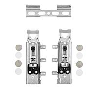 1 jeu de suspensions d'armoires dissimulés TH6401 capacité de charge/paire 130 kg supports muraux réglables en acier galvanisé Support d'armoire avec rail de suspension de SOTECH