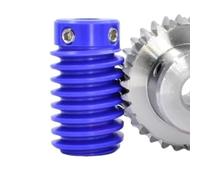 1 jeu de tiges à vis sans fin 0,5 m, alésage en acier 45#, diamètre 4, 6 mm, engrenage plastique POM, rapport d'entraînement 1:20/25/30/35/40/50/60(6MM*4MM*25)