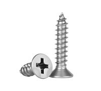 1 jeu de vis taraudeuses à tête plate fraisée en acier inoxydable 304, vis autotaraudeuses Phillips for meubles en bois M2-M2.6(30mm,M2.3 (100pcs))