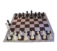 1 Jeu d'échecs Plastique Taille 5 Complet, échiquier + pièces - Taille compétition