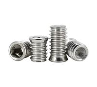 1 jeu d'écrous de meubles M4 M5 M6 M8 en acier inoxydable 304, écrous à insertion hexagonale for le travail du bois, Table, bureau, chaise, lit(M8x17 (5pcs))