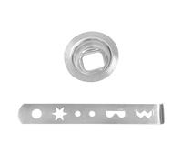 1 jeu d'embouts de pâtisserie en acier inoxydable, embouts de biscuits avec passepoils, créateurs de pâtisseries, ustensiles de cuisine, fabricants de biscuits