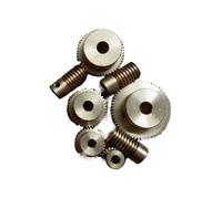 1 jeu d'engrenages à vis sans fin en laiton de 0,5 M 1:15 1:20 1:25 1:30 1:35 1:40 Moteurs électriques Engrenage à vis sans fin en laiton(Worm rod bore 5,20T gear bore 4)