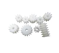 1 jeu d'engrenages de transmission en plastique 7/8/9/10/12/14/16/18 dents, engrenages hélicoïdaux à vis sans fin, arbre de 1,5 2 3 mm, pignon, roue à vis sans fin