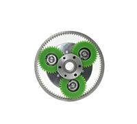 1 jeu d'engrenages droits de moteur de vélo électrique 36T avec roulements 608, pièces d'assemblage d'entraînement pour équipement CNC(Left Rotation 88mm)