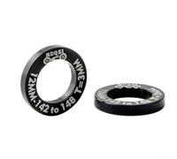 1 jeu d'entretoises de moyeu de 3/5 mm pour conversions 100→110/142→148, ajustement précis (3 mm noir)