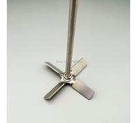 1 Jeu, DIA 40mm à 100mm, hélice à Quatre pales en Acier Inoxydable Lab 304 avec agitateur, remuer Le matériau vers Le Haut Lors de l'agitation (Size : 100mm Blade with Rod)