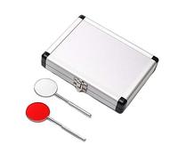 1 jeu d'instruments d'optométrie professionnels Maddox (lentilles de test blanches et rouges, étui en aluminium).