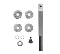 1 jeu d'outils de tournage sur bois en acier allié, coupe-roue de 28mm de diamètre, accessoire de tournage en spirale, outil de texturation de fil