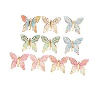 1 Jeu Patches Acryliques Diy Pour Accessoires De Épingles À Boucles Oreilles 10 Pièces