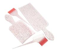 1 Jeu peigne surligneur mise en évidence laque chauffante pour cheveux kit decoloration cheveux pagaie de feuille de cheveux planche de couleur de pour les cheveux nylon