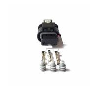 1 jeu Te Magnat Ampli 3 Épingle Male Femelle Auto Electronic Electronic Emperproof Connector Plug 1718653-1 compatible avec V-W AU-Di 4F0973703A 4F0973703