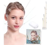 1 Jeuface Lift Tape,Beauty Shan Patch¿20 Patchs + 4 Cordes De Levage,Face Lift Patch,Autocollant,Instant,Invisible,V-Line,Kit De Lifting Du Cou Et Des Yeux